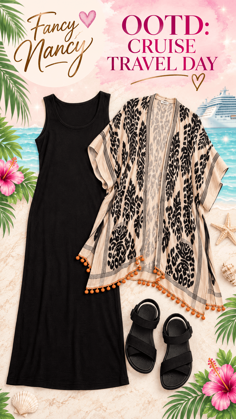 Two Cruise Travel-Day Outfits: Cool, Comfy & a Little&nbsp;Fancy